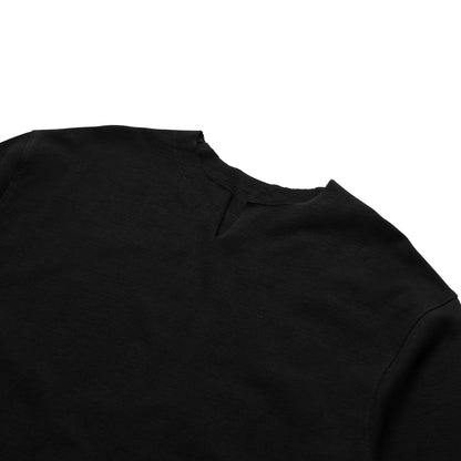 AASTU.CO SLUB LONG SLEEVE // BLACK