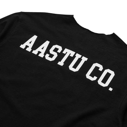 AASTU.CO SLUB LONG SLEEVE // BLACK
