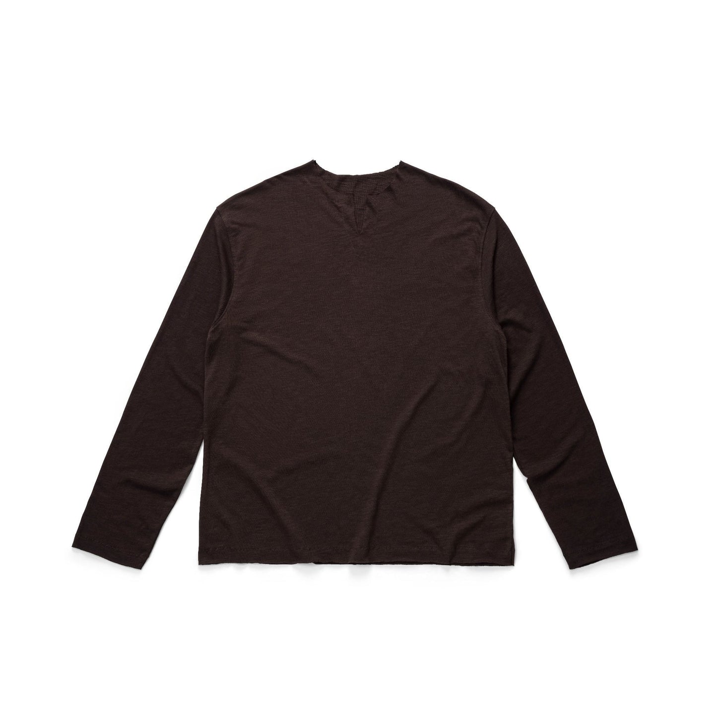 AASTU.CO SLUB LONG SLEEVE // BROWN