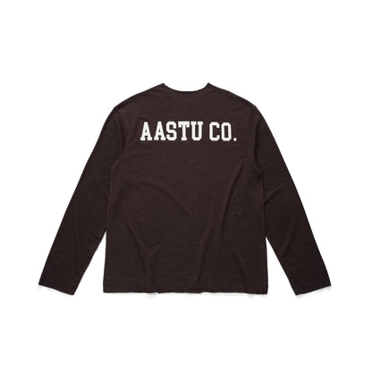 AASTU.CO SLUB LONG SLEEVE // BROWN