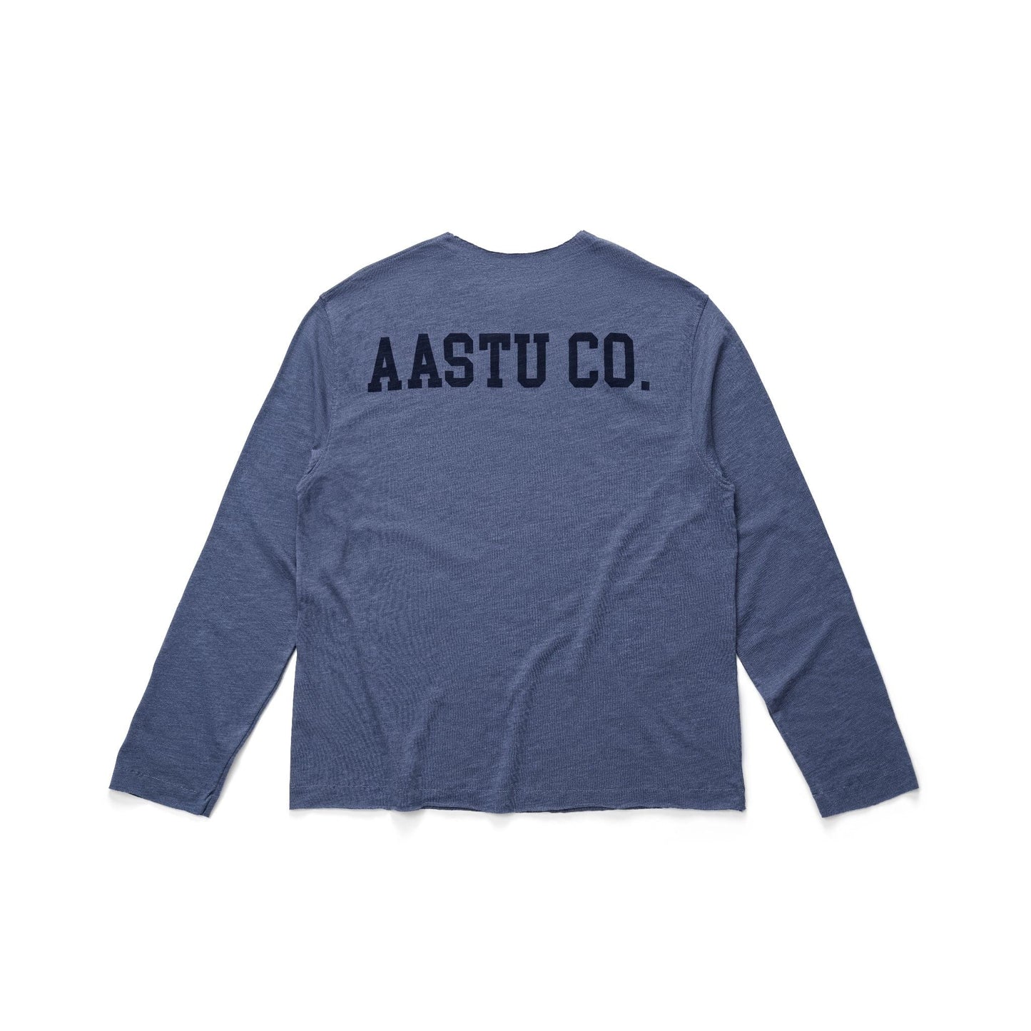 AASTU.CO SLUB LONG SLEEVE // MIST BLUE