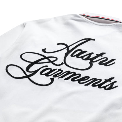 AASTU GARMENT LONG SLEEVE POLO // WHITE