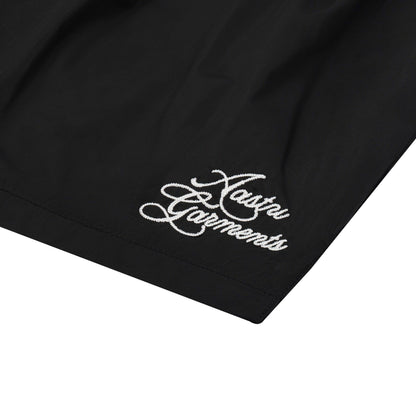 AASTU GARMENT FAB SHORT // BLACK