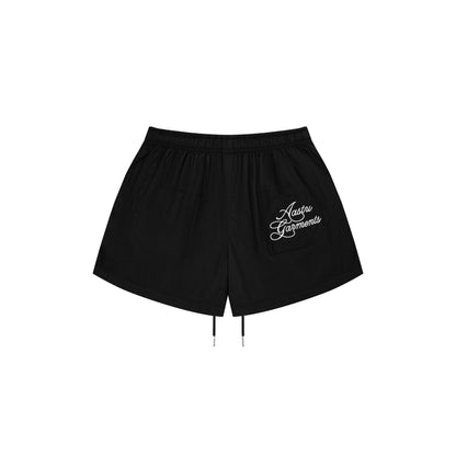 AASTU GARMENT FAB SHORT // BLACK