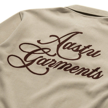 AASTU GARMENT LONG SLEEVE POLO // BEIGE