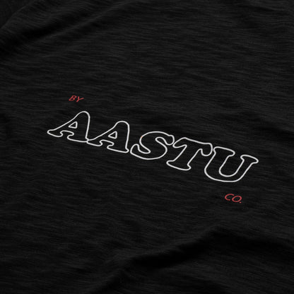 AA APPLE SLUB TEE // BLACK