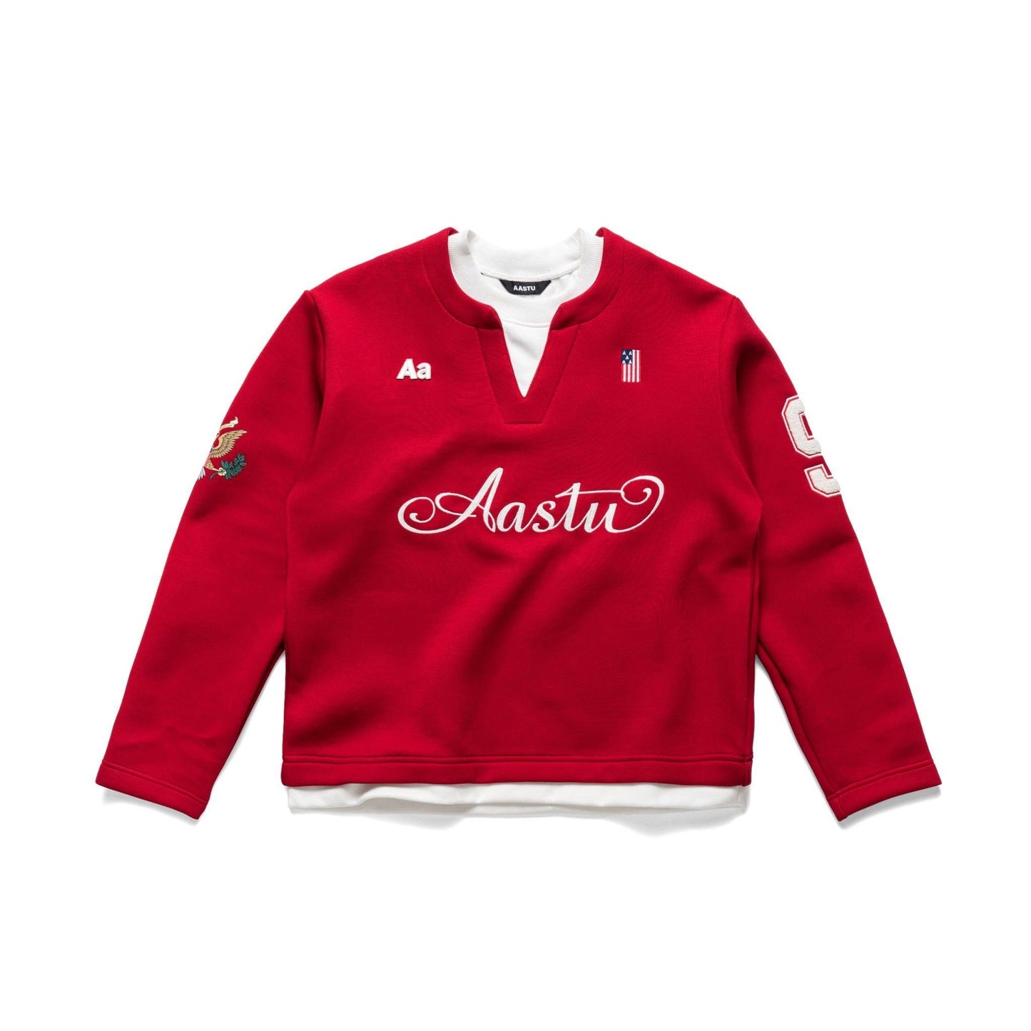 AA DOUBLE COLLAR PC // RED