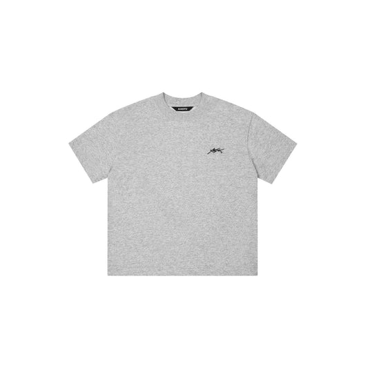 AA SIGNATURE LOGO TEE // GREY
