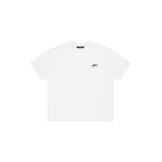 AA SIGNATURE LOGO TEE // WHITE