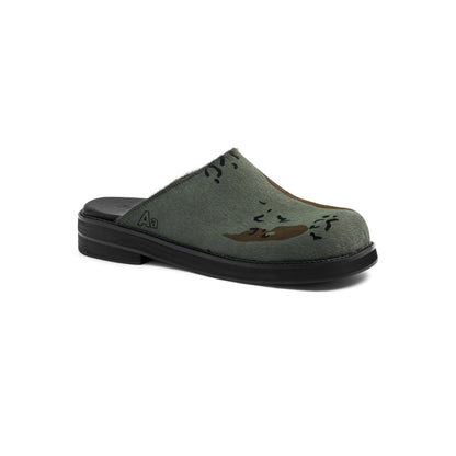 AA CLOG FUR LEATHER // CAMO