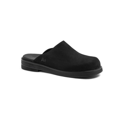 AA CLOG MILL LEATHER // BLACK