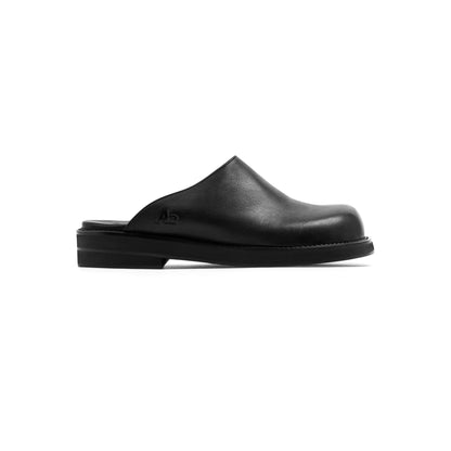 AA CLOG COW LEATHER // BLACK