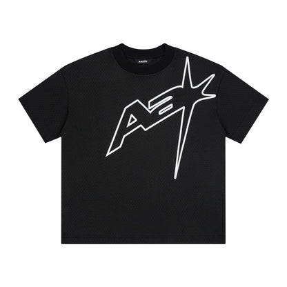 AA MESH RACING TEE // BLACK
