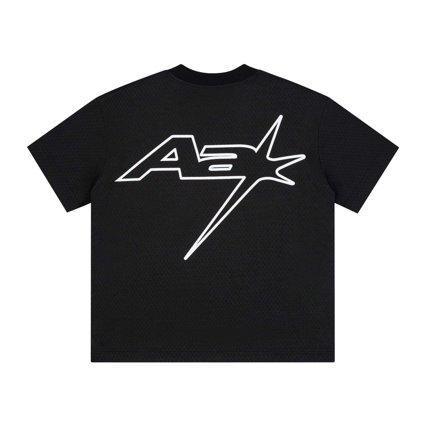 AA MESH RACING TEE // BLACK