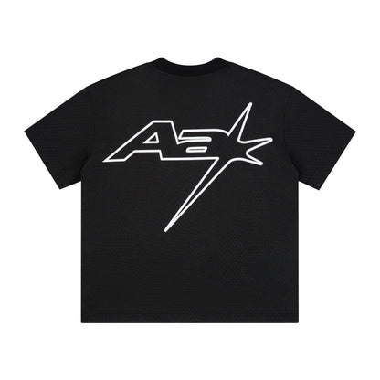 AA MESH RACING TEE // BLACK