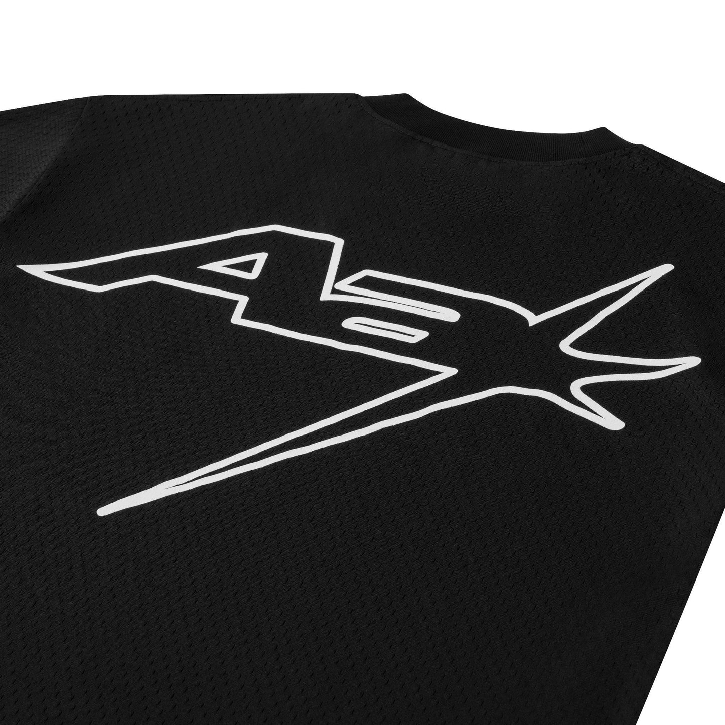 AA MESH RACING TEE // BLACK