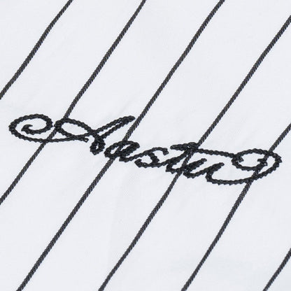 AA BOLDSTROKE LOGO SHIRT // BLACK STRIPES
