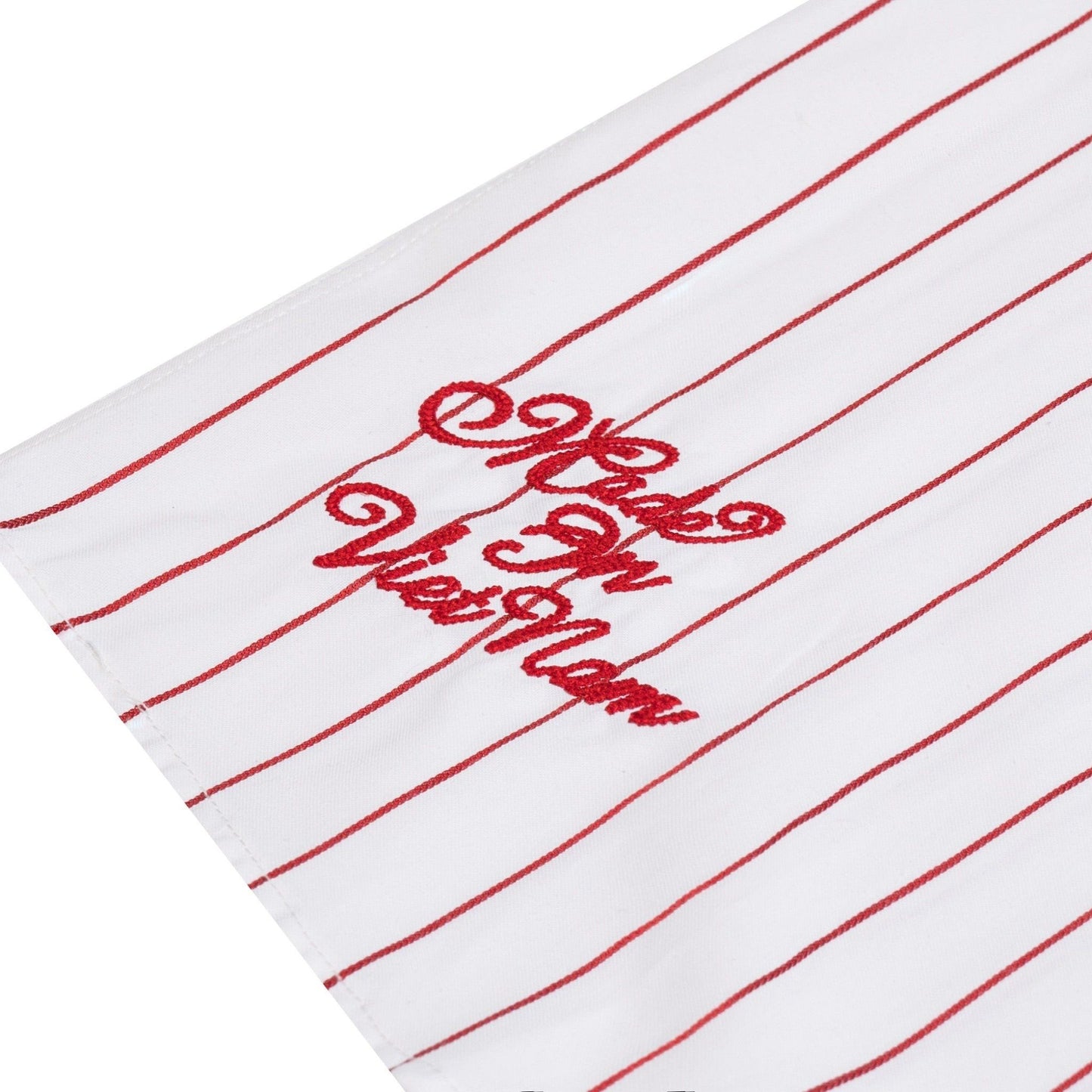 AA BOLDSTROKE LOGO SHIRT // RED STRIPES