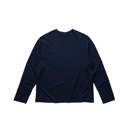 AASTU.CO SLUB LONG SLEEVE // NAVY