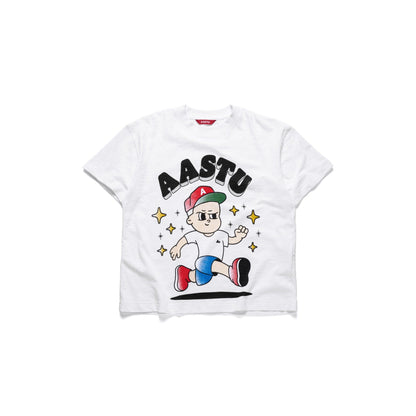 AA BOY OVERSIZE TEE // WHITE