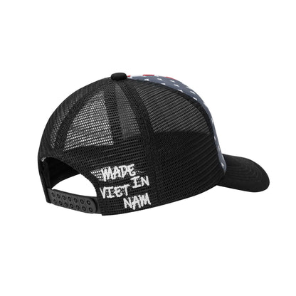 AA FLAG TRUCKER CAP // BLACK