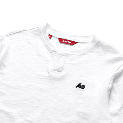 AA SLUB COTTON LONG SLEEVE // WHITE