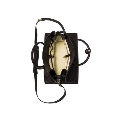 AASTU CARRYALL BAG // BROWN COW / GOLD