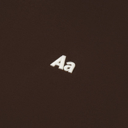 AA RACING LOGO TEE // BROWN