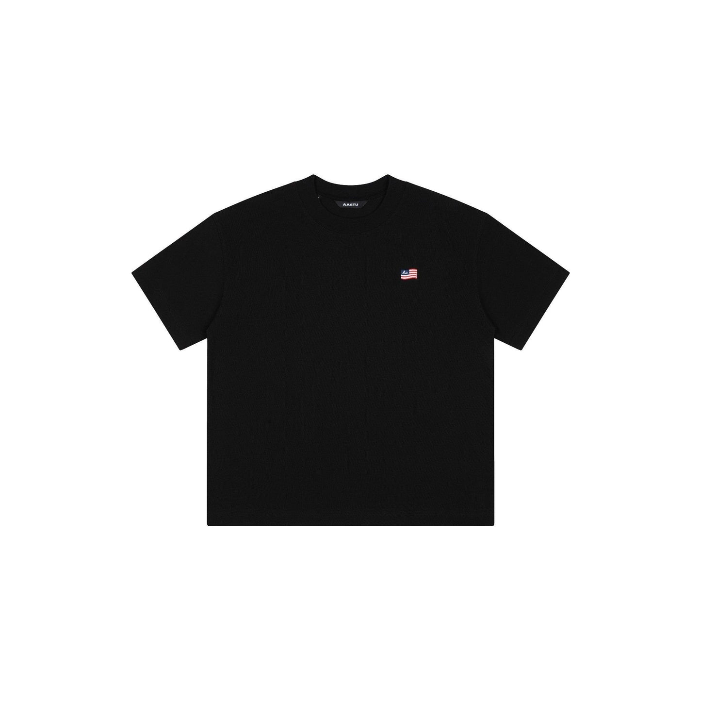 AA FLAG LOGO TEE // BLACK