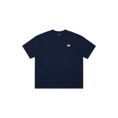 AA RACING LOGO TEE // NAVY