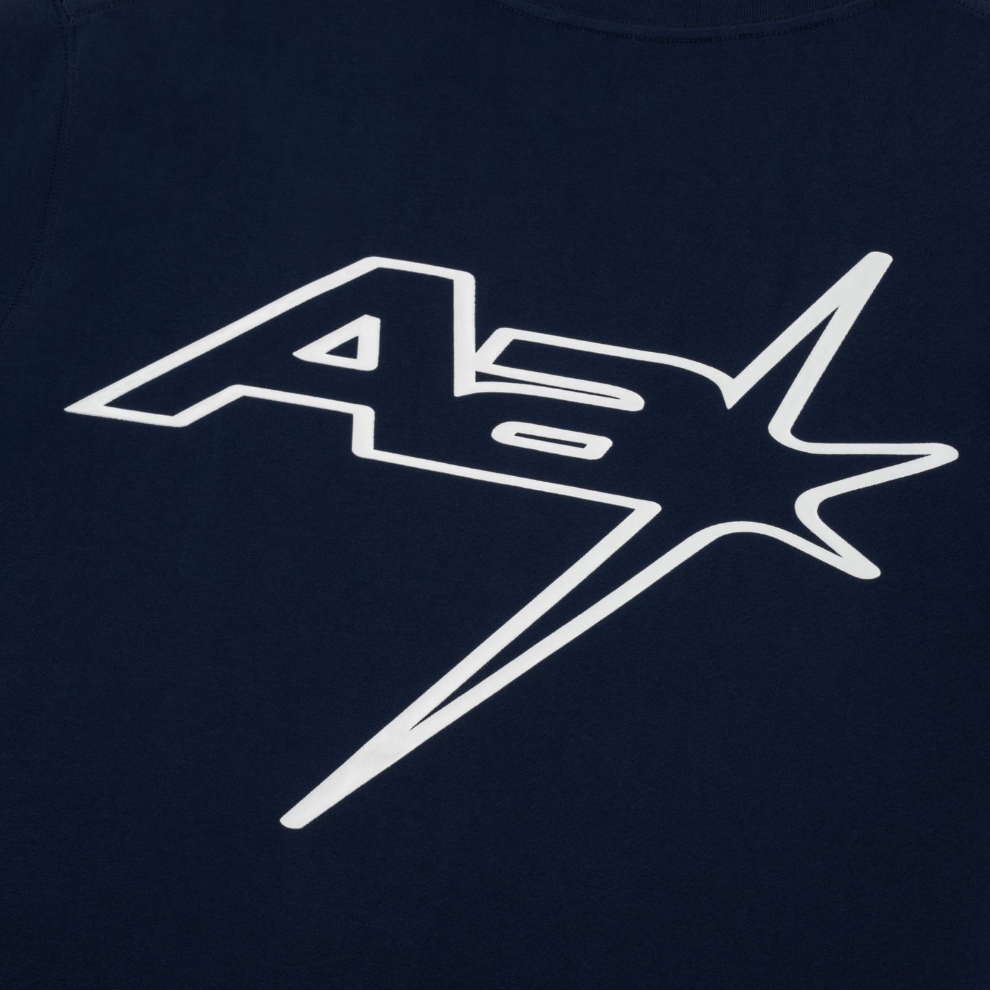 AA RACING LOGO TEE // NAVY