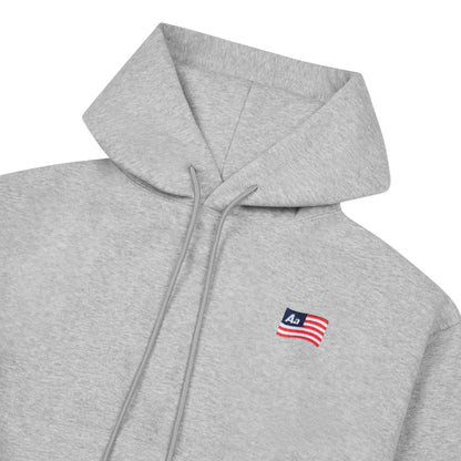 AA FLAG LOGO HOODIE // GREY