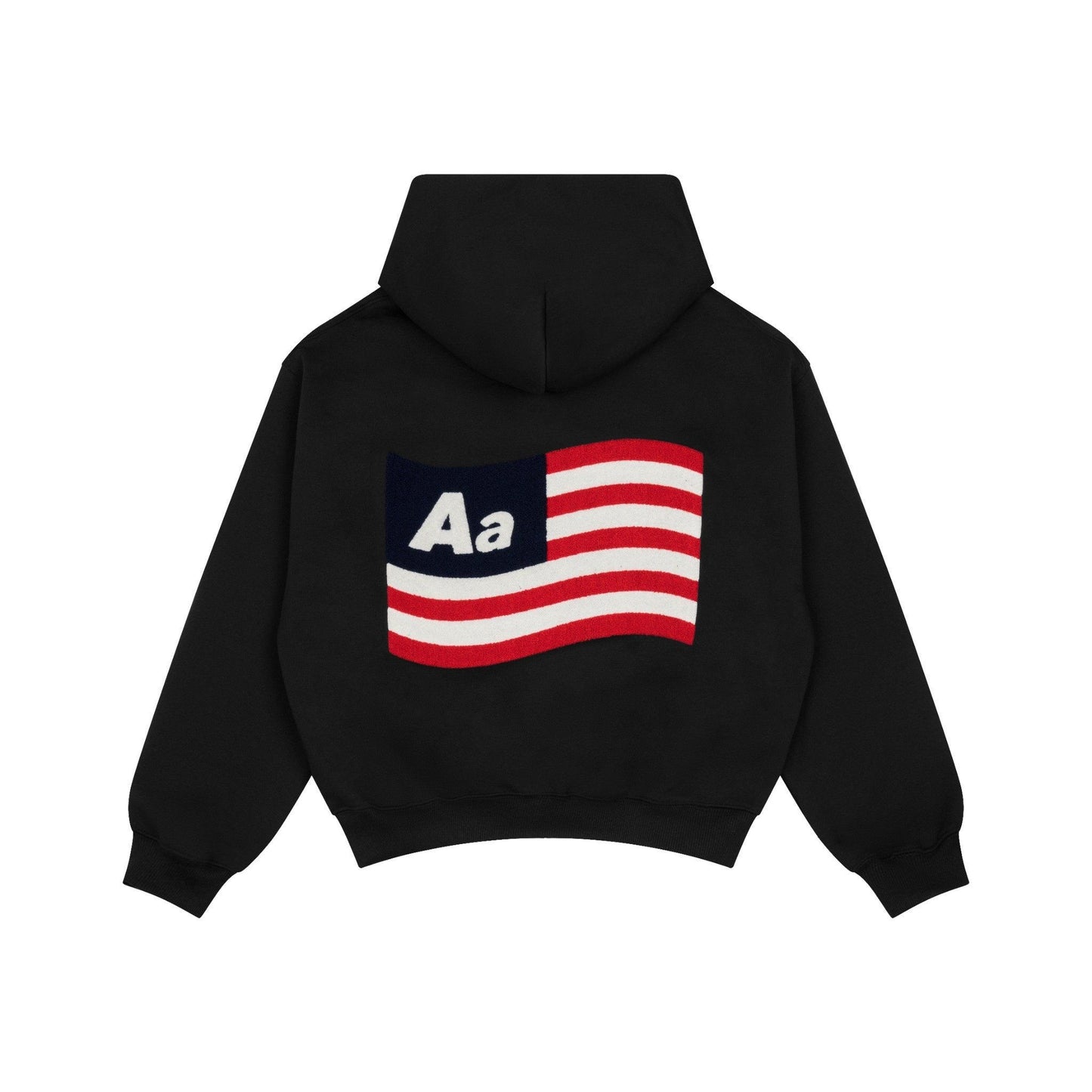 CLASSIC LOGO HOODIE ZIP // BLACK