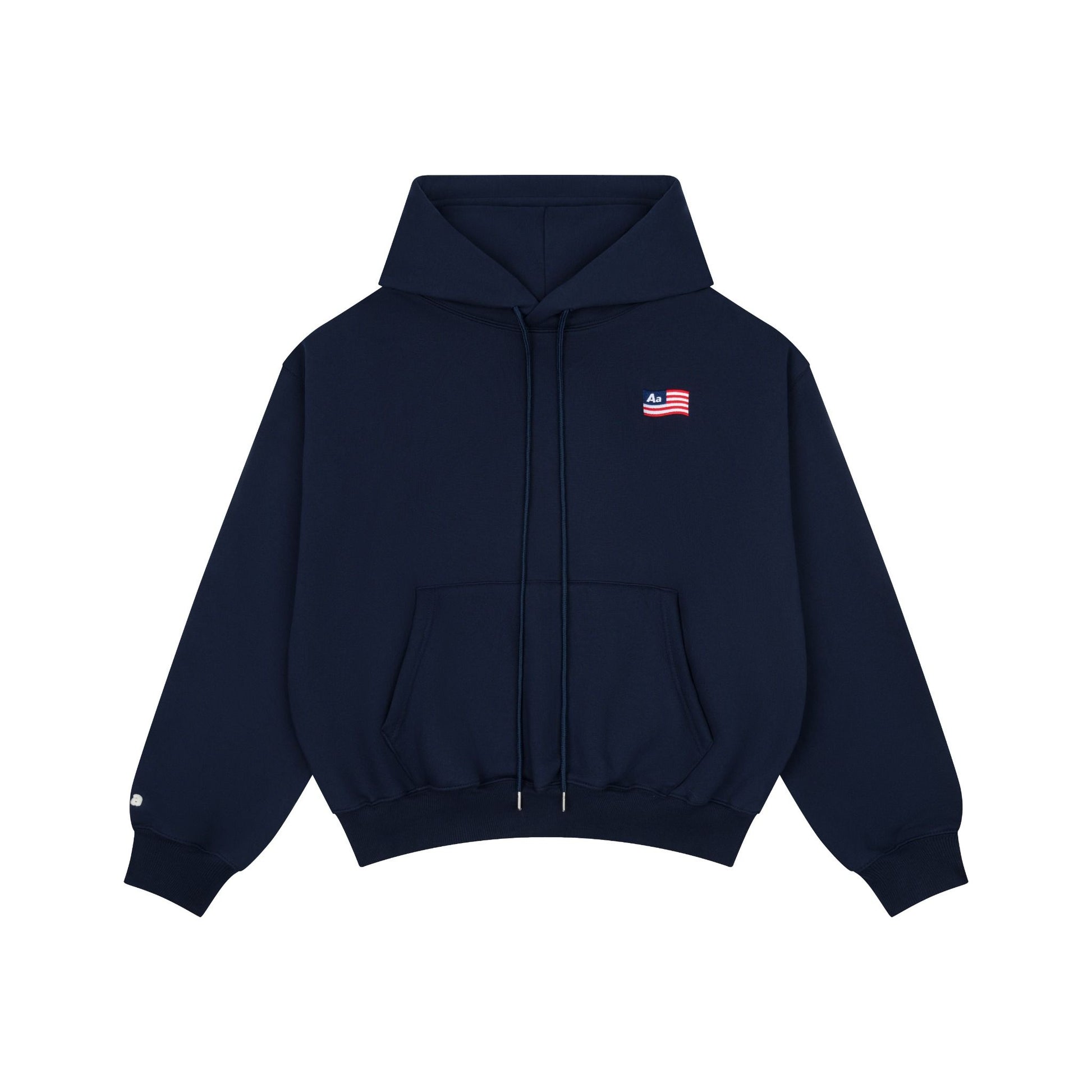 AA FLAG LOGO HOODIE // NAVY