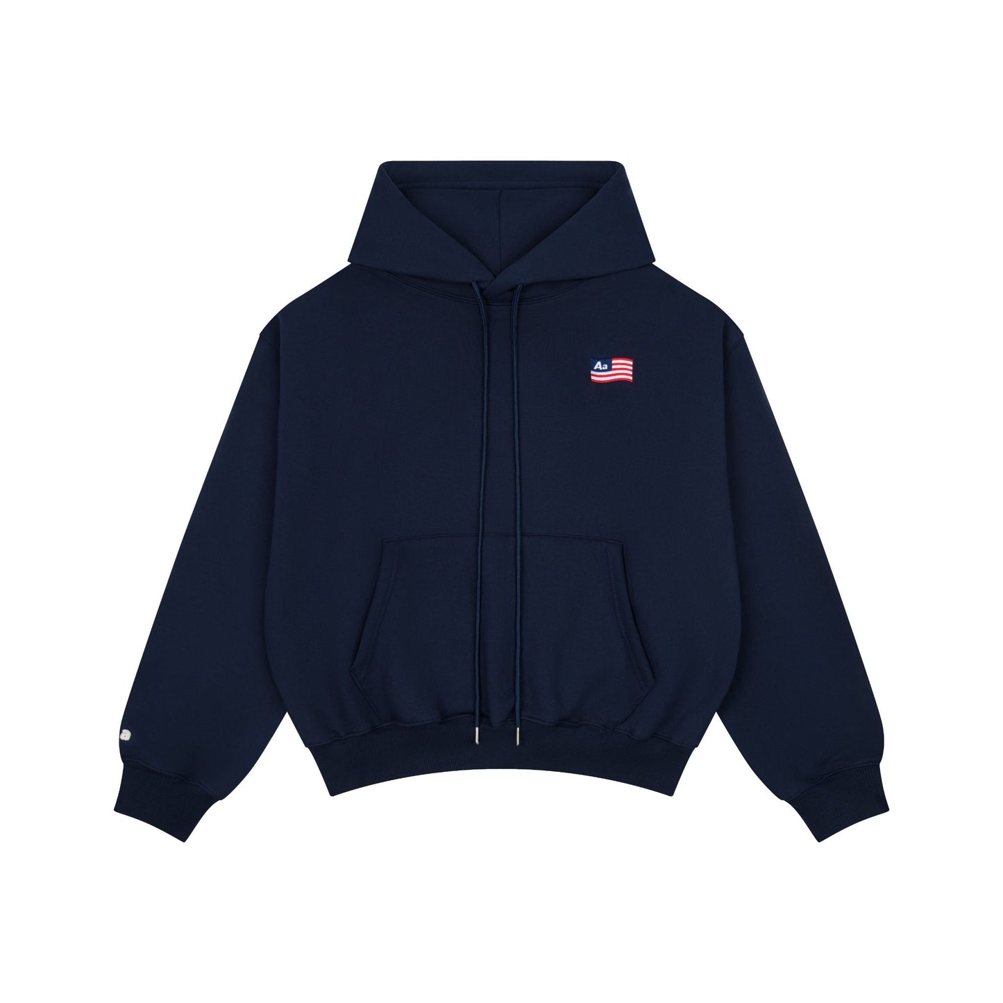 AA FLAG LOGO HOODIE // NAVY