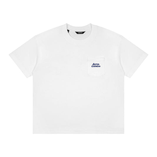 AA GARMENT LOGO TEE // WHITE