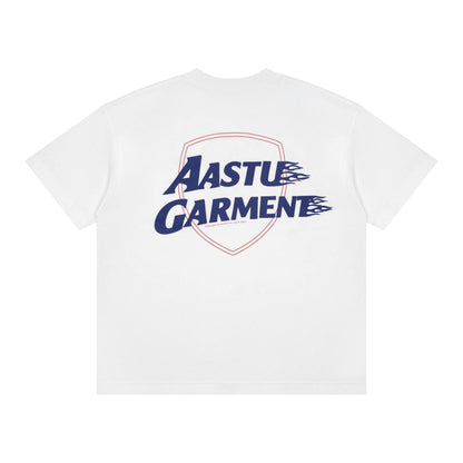 AA GARMENT LOGO TEE // WHITE