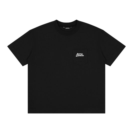 AA GARMENT LOGO TEE // BLACK