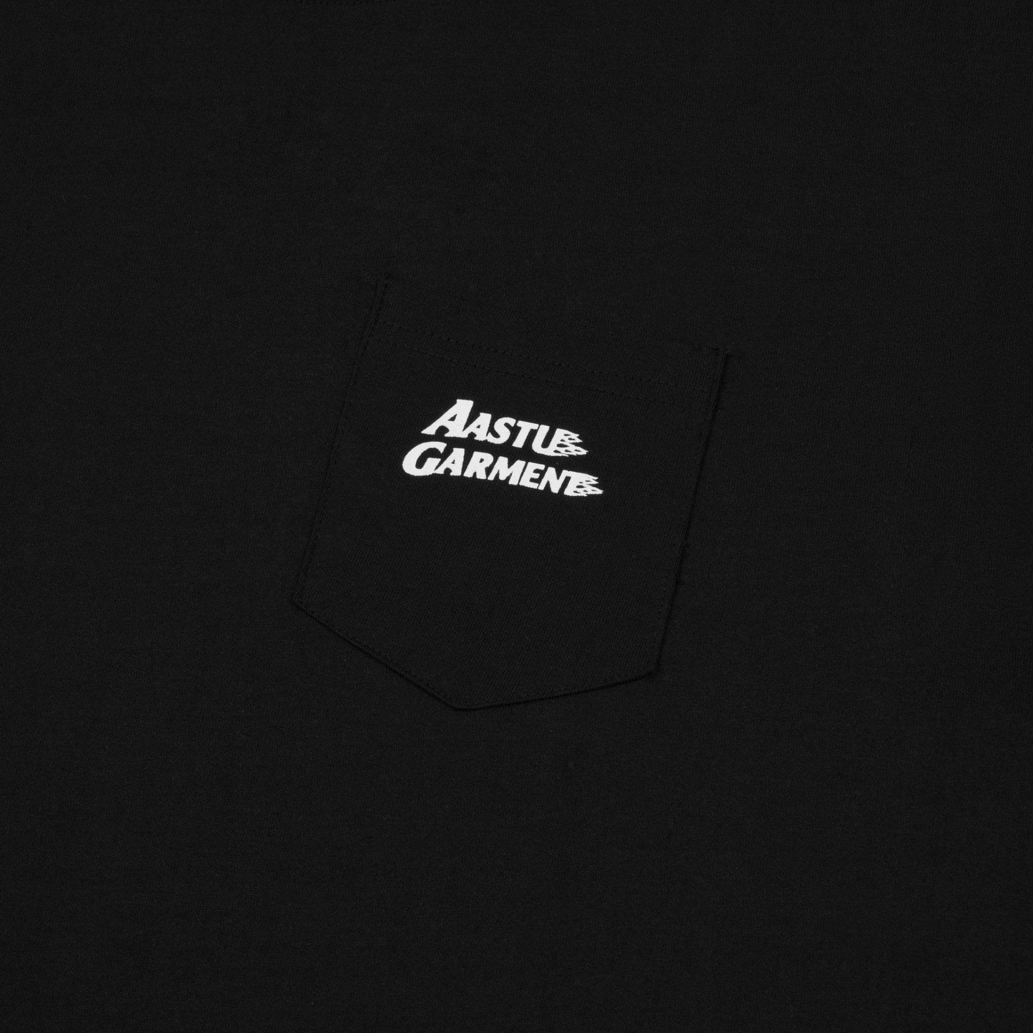 AA GARMENT LOGO TEE // BLACK
