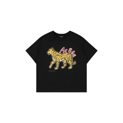 AA PANTHER SLUB TEE // BLACK