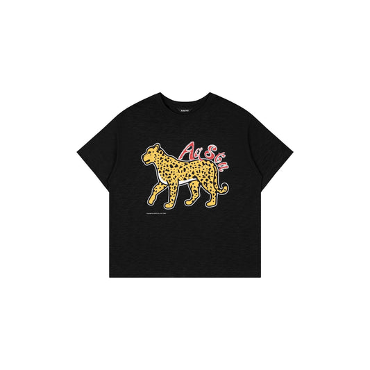 AA PANTHER SLUB TEE // BLACK