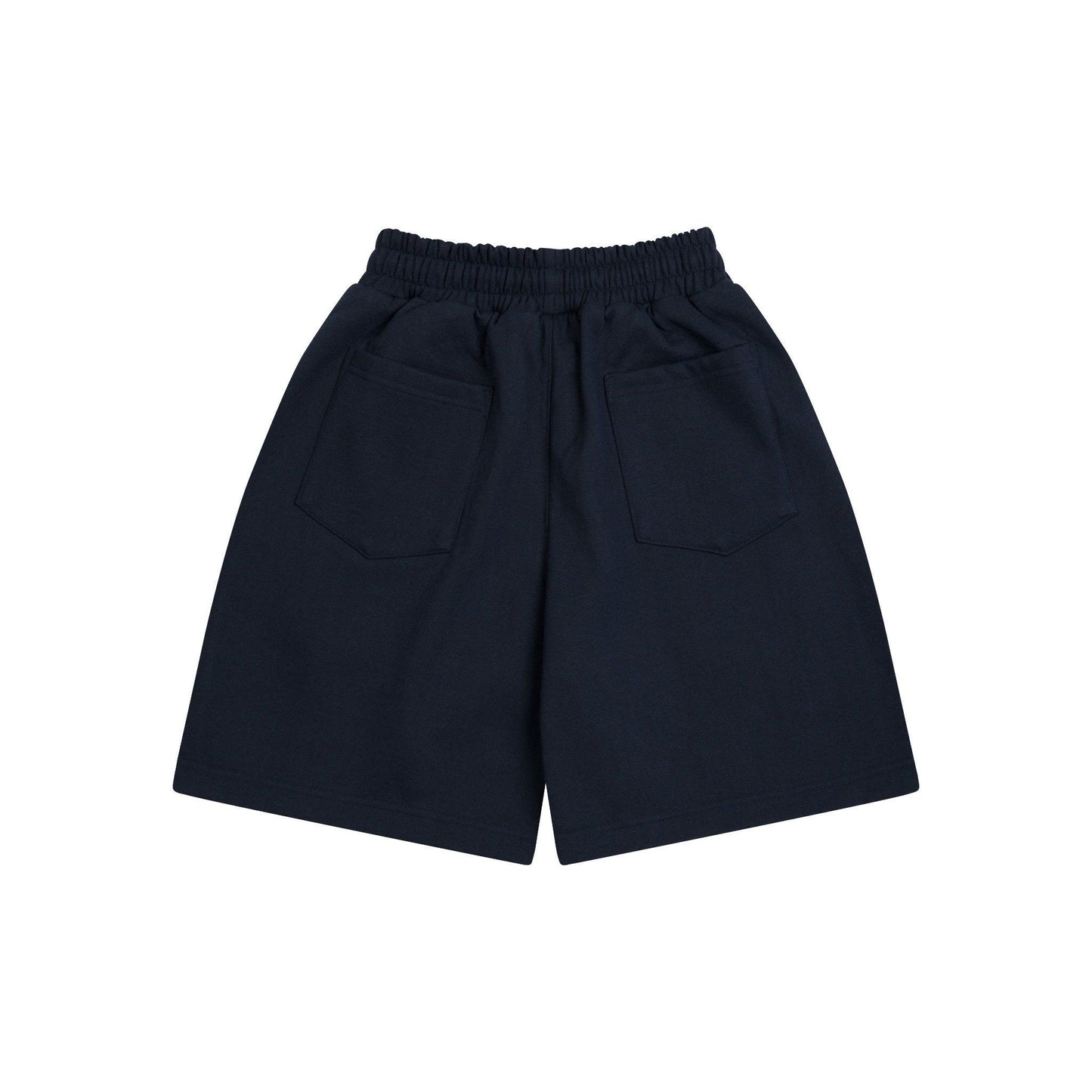 AA FLAG LOGO SWEAT SHORTS // NAVY