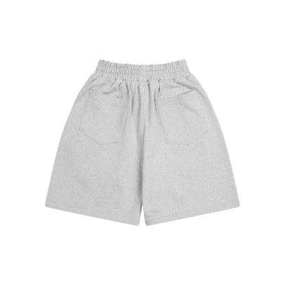 AA FLAG LOGO SWEAT SHORTS // GREY