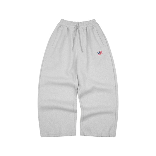 AA FLAG LOGO SWEATPANTS // GREY
