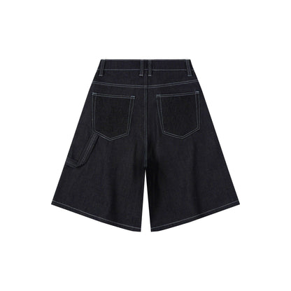 AA SHORT JEAN RAW DENIM // NAVY