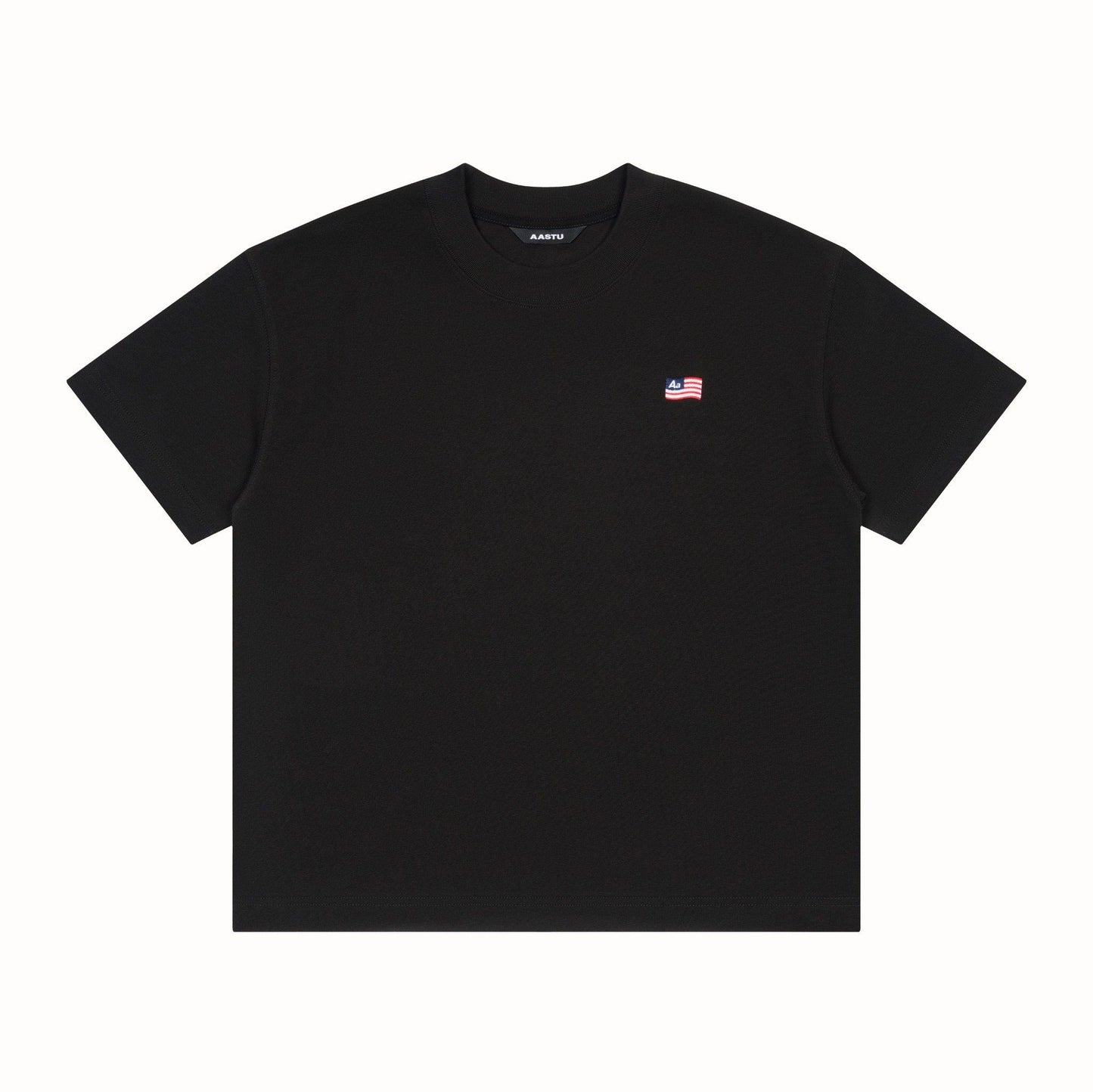 AA FLAG LOGO TEE // BLACK