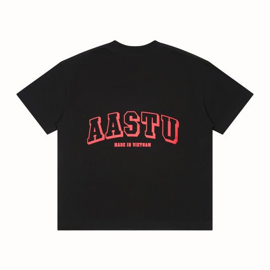 AA FLAG LOGO TEE // BLACK