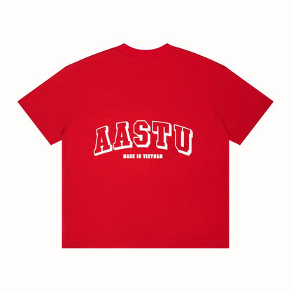 AA FLAG LOGO TEE // RED