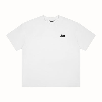 AA RACING LOGO TEE // CREAM WHITE
