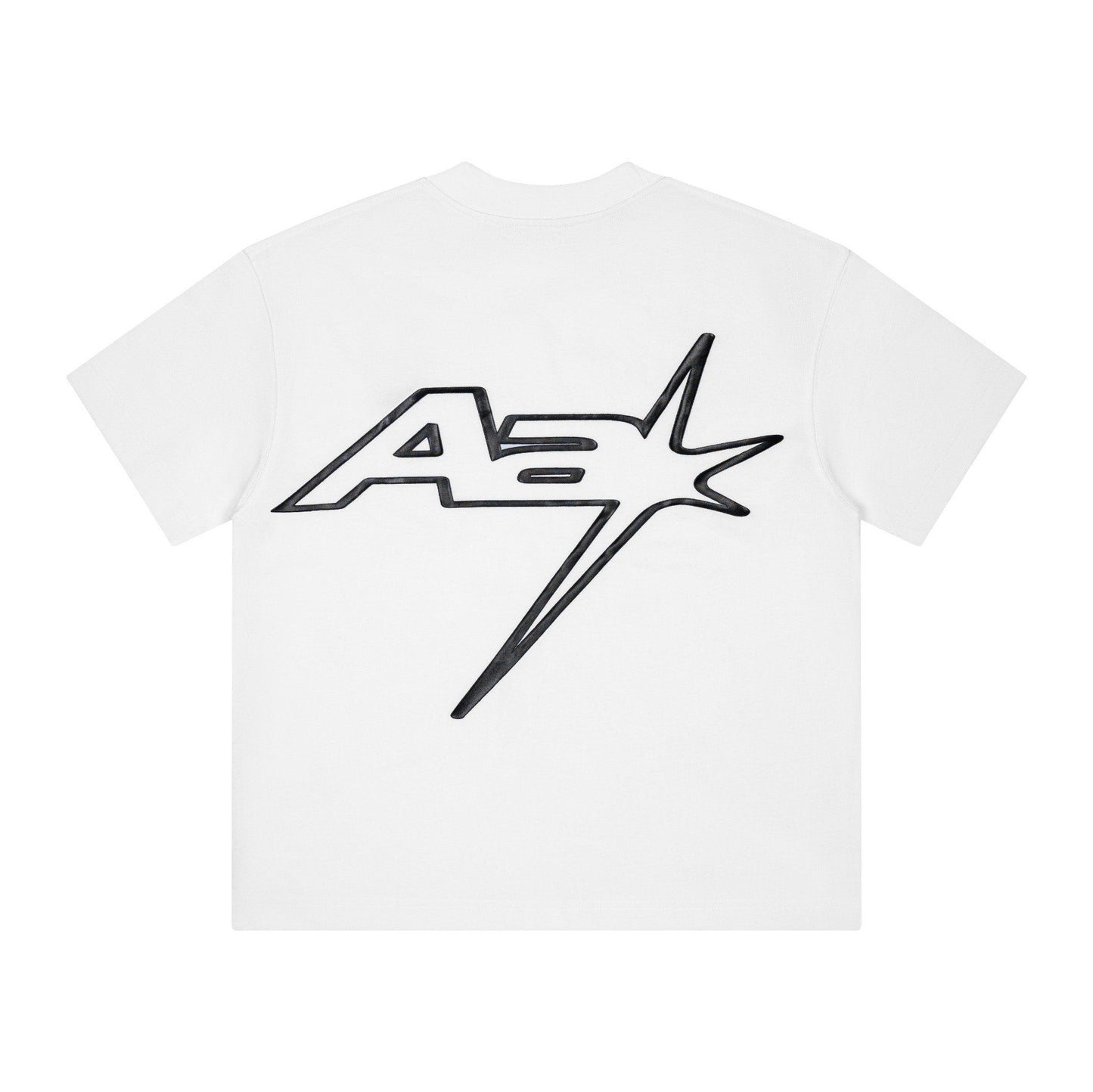 AA RACING LOGO TEE // CREAM WHITE
